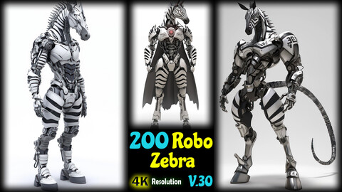 200 Robo Zebra - 4K Resolution - V.30