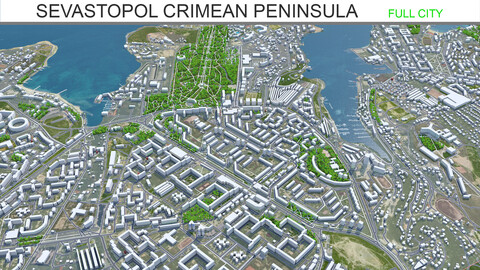 Sevastopol Crimean Peninsula 100km AI