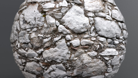 Wall, Stone 03829 – PBR Material GamesTextures.com