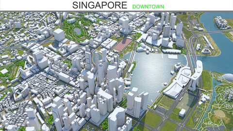 Singapore downtown 8km