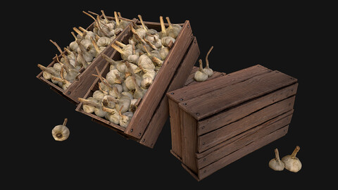 Garlic Box Crate Stand