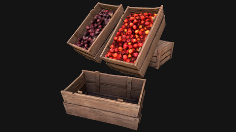 Cherries Crate Box