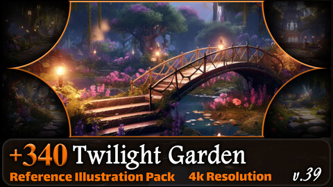 340 Twilight Garden Reference Pack | 4K | v.39