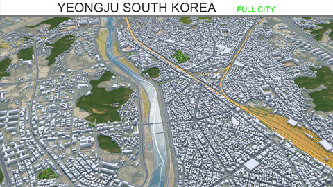 Yeongju South Korea 30km