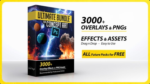 Ultimate Bundle - 3000+ Overlay Effects and Assets for Photoshop