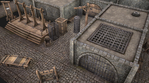 Medieval Prison Constructor Torture Room