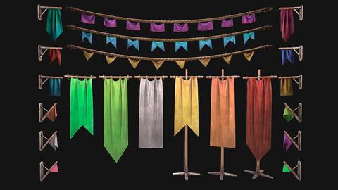 Medieval Flags Pack