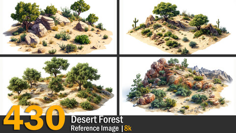 Desert Forest  | Reference Images | 8K