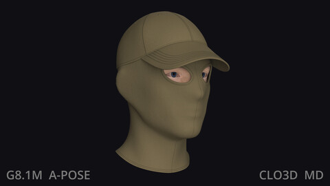 SKI MASK & CAP – zprj obj fbx highpoly