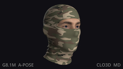 TACTICAL SKI MASK – zprj obj fbx highpoly