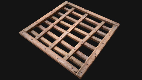 Medieval Roof Wooden Lattice