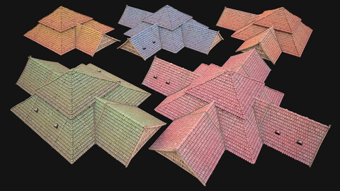 Medieval Roof Tile Modular