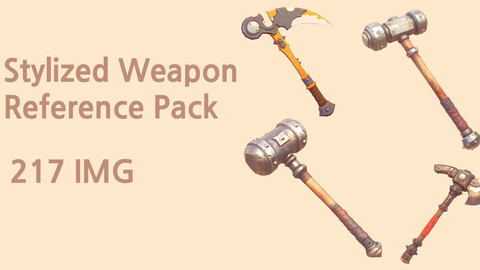 Stylized Weapon Reference Pack