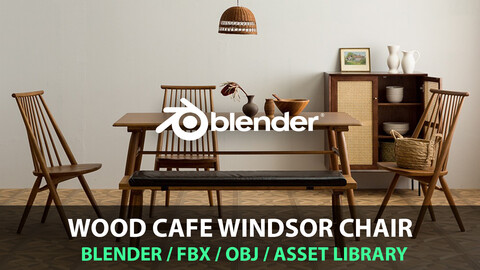 Wood Cafe Windsor Chair