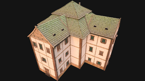 Medieval 3-Storey Town House