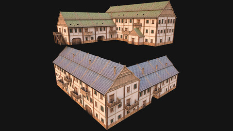 Medieval Large Town House 3 Floors