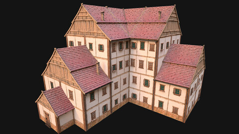 Medieval High Rise House 4 Floors