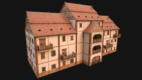 Medieval House Cottage Skyscraper