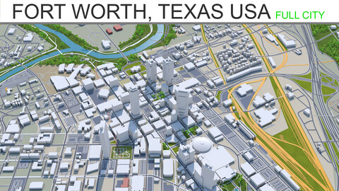 Fort Worth, Texas USA 80km