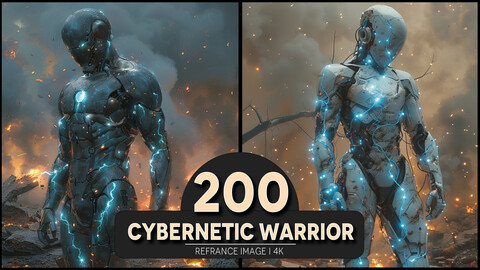 Cybernetic Warrior 4K Reference/Concept Images