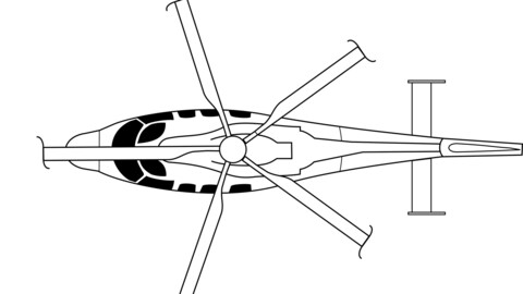 Eurocopter EC155 orthographical, svg vector file, laser cut file, cricut file, engraving file, cnc cut file