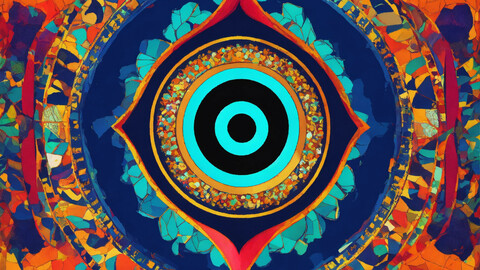 Mystic Mandala of Vibrant Energy