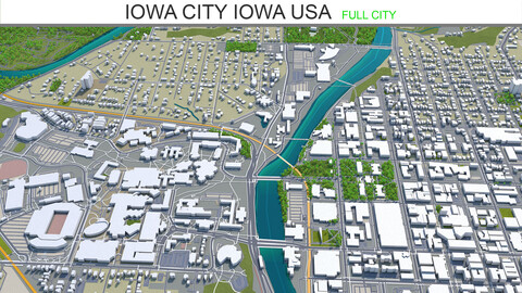 Iowa City, Iowa, USA 20km