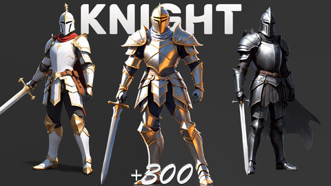 300 Knight Models Vol.2 | Reference Images