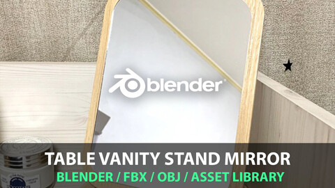 Table Vanity Stand Mirror