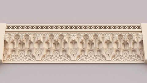 Classic Islamic Cornice 006