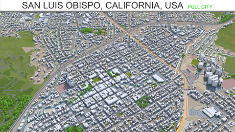 San Luis Obispo, California, USA 20km