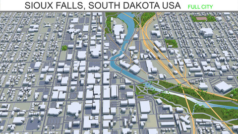 Sioux Falls, South Dakota USA 40km