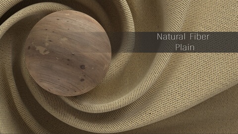 Natural Fiber Plain Fabric - 4k textures