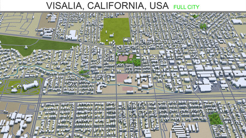 Visalia, California, USA 25km