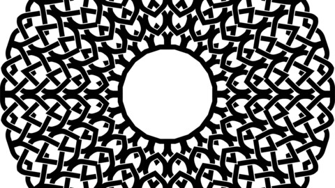 Celtic Knot Mandala7, svg vector file, laser cut file, cricut file, engraving file, cnc cut file, DXF file, Eps file