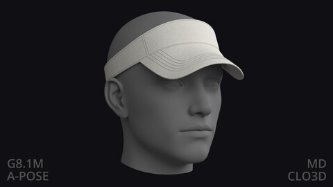 BASIC VISOR CAP – zpac obj fbx highpoly