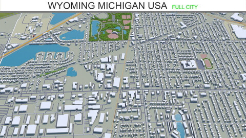 Wyoming Michigan USA 30km