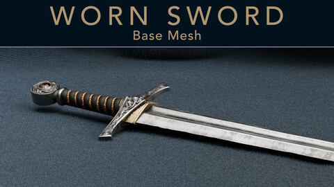 Worn Sword - Base Mesh