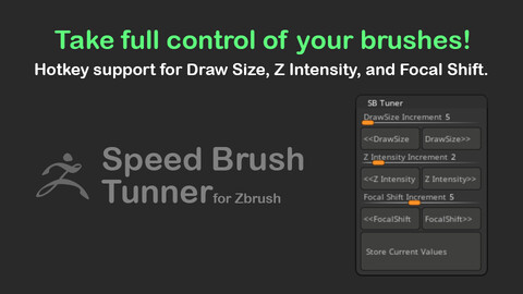 Speed Brush Tuner for Zbrush