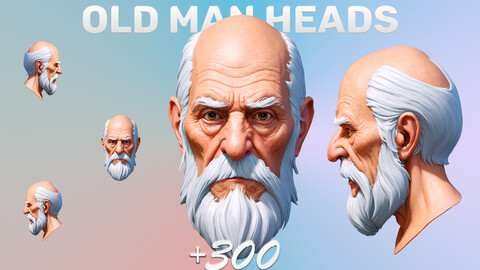 300 Old Man Head Sculpt Reference Images | Chatacter Images