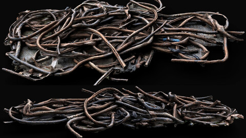 debris metal cables pt2 trash pile photogrammetry