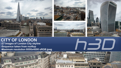 London city partial panorama sequence