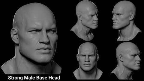 Strong Male Base Head