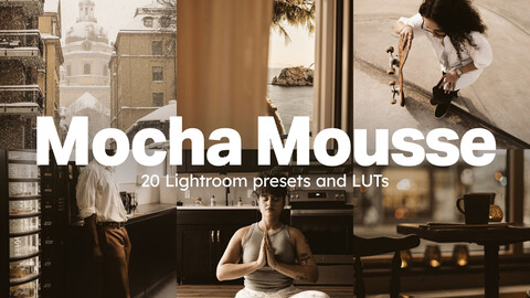 20 Mocha Mousse LUTs & Lightroom Presets