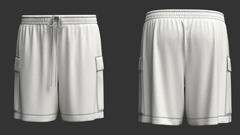 Women Shorts Pant 3d Model