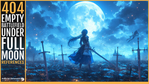 404 Empty Battlefield Under Full Moon