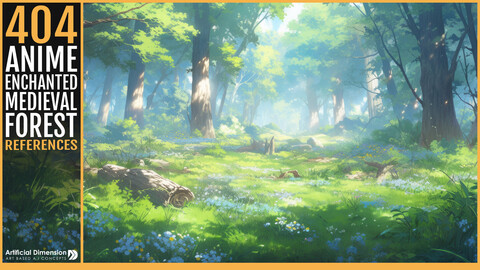 404 Anime Enchanted Medieval Forest