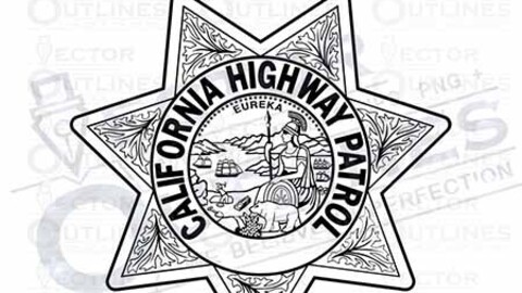 California Highway Patrol vector file, svg dxf file for laser cutting, laser engraving, cricut cut file, cnc router file, ez cad file