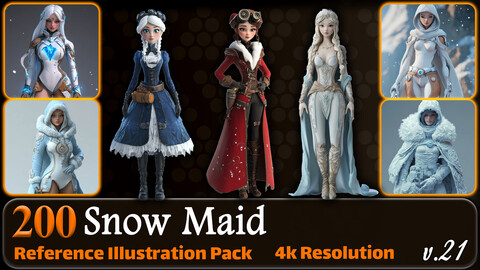 200 Snow Maid Reference Pack | 4K | v.21