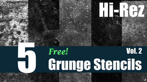 High-Rez Grunge Stencils Vol. 3